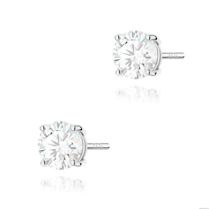 Kolczyki K0583 Diament 2 x 1.50ct białe złoto