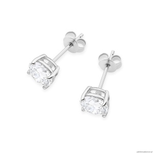 Kolczyki K0583 Diament 2 x 1.50ct białe złoto