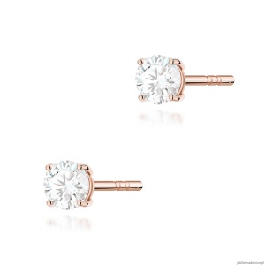 Kolczyki K0583 Diament 2 x 0.30ct różowe złoto