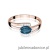 Pierścionek W0119 Topaz London Blue 0,50ct złoto różowe 375