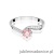 Pierścionek W0084 Diament Laboratoryjny różowy 0,50ct białe złoto 375