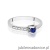 Pierścionek W0435 Szafir 0,15ct białe złoto