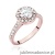 Pierścionek W0551 Diament 0,70ct złoto różowe 375