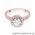 Pierścionek W0551 Diament 0,70ct złoto różowe 375