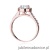 Pierścionek W0551 Diament 0,70ct złoto różowe 375