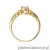 Pierścionek W0014 Diament Laboratoryjny różowy 0,50ct żółte złoto
