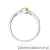 Pierścionek W0028 Diament Laboratoryjny żółty 0,50ct białe złoto