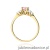 Pierścionek W0451 Diament Laboratoryjny różowy 0,50ct żółte złoto