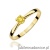 Pierścionek W0335 Diament Laboratoryjny żółty 0,15ct żółte złoto