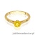 Pierścionek W0543 Diament Laboratoryjny żółty 0,50ct żółte złoto