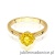 Pierścionek W0543 Diament Laboratoryjny żółty 1,00ct żółte złoto