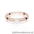 Pierścionek W0679 Diament Laboratoryjny 0,25ct różowe złoto