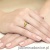 Pierścionek W0068 Diament Laboratoryjny żółty 0,50ct żółte złoto 375