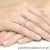 Pierścionek W0075 Diament Laboratoryjny różowy 0,50ct białe złoto 375