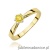Pierścionek W0229 Diament Laboratoryjny żółty 0.30ct żółte złoto 375