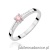 Pierścionek W0258 Diament Laboratoryjny różowy 0,15ct białe złoto 375