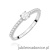 Pierścionek W0671 z diamentami laboratoryjnymi białe złoto 375