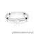 Pierścionek W0679 Diament Laboratoryjny 0,25ct białe złoto 375