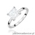 Pierścionek W0690 Diament Laboratoryjny 1,50ct białe złoto 375