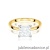 Pierścionek W0690 Diament Laboratoryjny 1,50ct żółte złoto 375