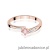 Pierścionek W0262 Diament Laboratoryjny różowy 0,15ct różowe złoto