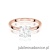 Pierścionek W0687 Diament 1,00ct Różowe złoto
