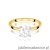 Pierścionek W0687 Diament 1,00ct Żółte złoto