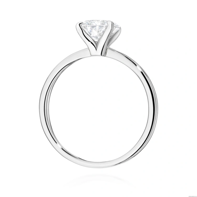 Pierścionek W0688 Diament 1,00ct Białe złoto