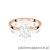 Pierścionek W0688 Diament 1,00ct Różowe złoto