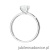 Pierścionek W0689 Diament 1,00ct Białe złoto