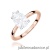 Pierścionek W0689 Diament 1,00ct Różowe złoto