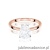 Pierścionek W0689 Diament 1,00ct Różowe złoto