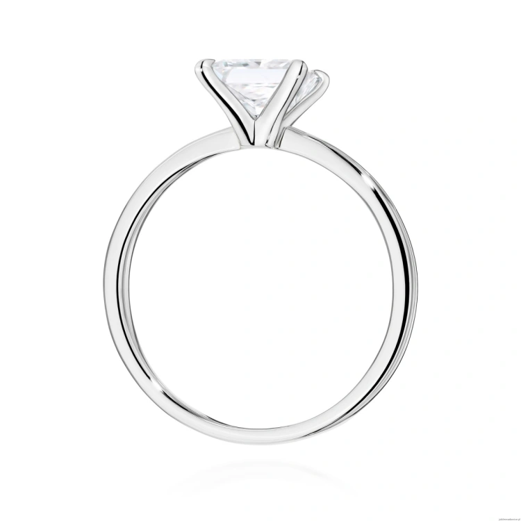 Pierścionek W0690 Diament 1,00ct Białe złoto
