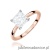 Pierścionek W0690 Diament 1,00ct Różowe złoto