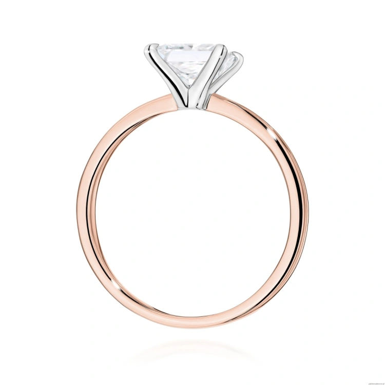 Pierścionek W0690 Diament 1,00ct Różowe złoto