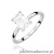 Pierścionek W0691 Diament 1,00ct Białe złoto