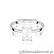 Pierścionek W0691 Diament 1,00ct Białe złoto