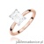 Pierścionek W0691 Diament 1,00ct Różowe złoto