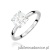 Pierścionek W0687 Diament 1,00ct Białe złoto 375
