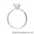 Pierścionek W0687 Diament 1,00ct Białe złoto 375