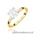 Pierścionek W0687 Diament 1,00ct Żółte złoto 375