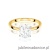 Pierścionek W0688 Diament 1,00ct Żółte złoto 375