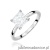 Pierścionek W0690 Diament 1,00ct Białe złoto 375