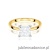 Pierścionek W0690 Diament 1,00ct Żółte złoto 375